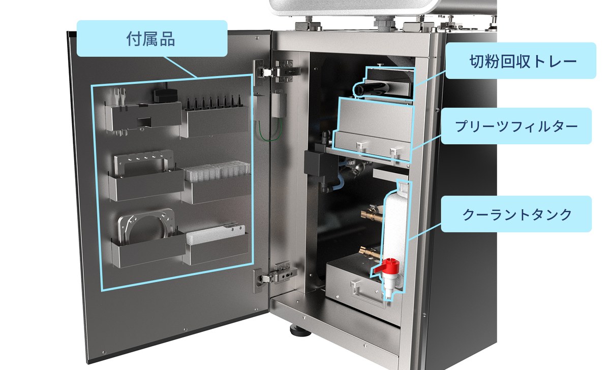 プリーツフィルター・付属品・クーラントタンク